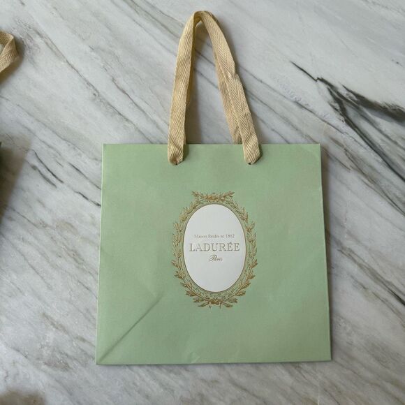 Set of 3 Authentic Laduree Paris bakery Paper Shopping Bags - Picture 2 of 11